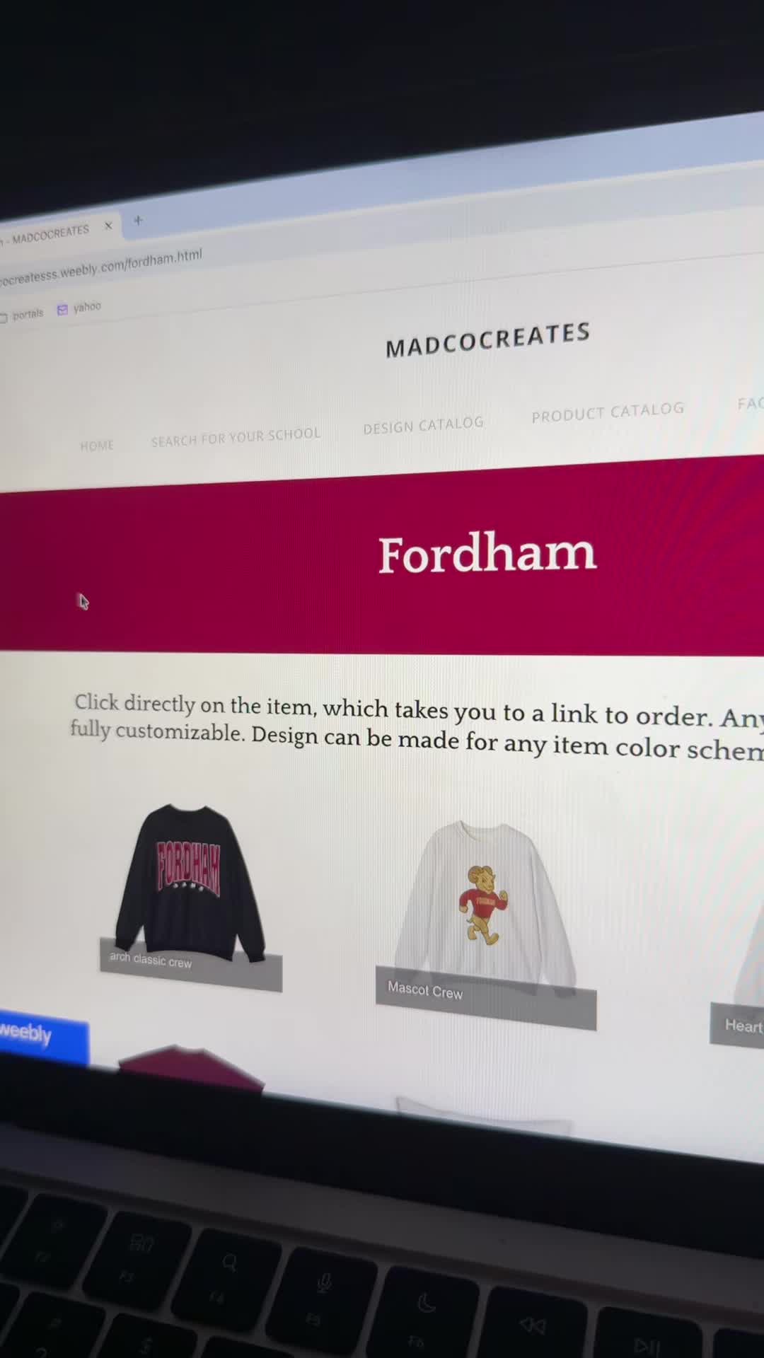 @Custom College Merch
