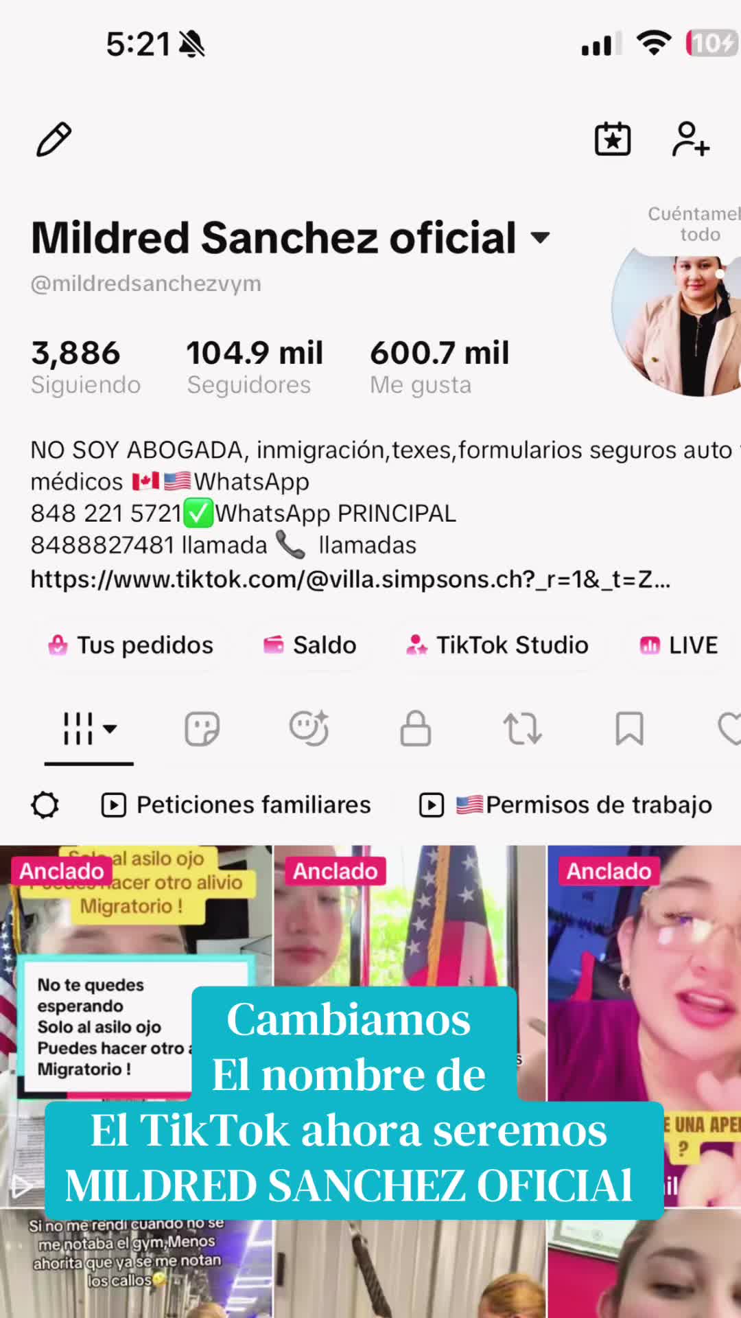 @Mildred Sanchez oficial