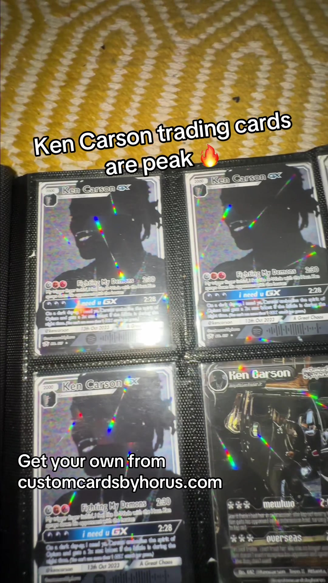 @custom cards by horus