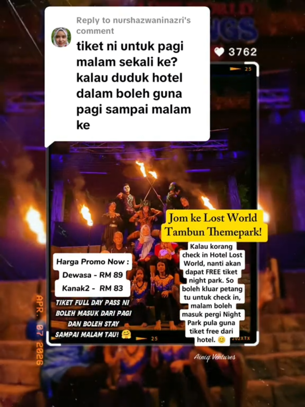 @Huda Tiket Murah AiniqVentures