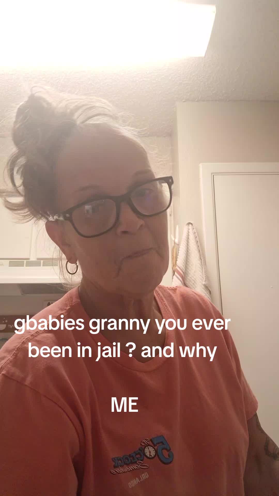 @granny at kitchen table 🎼🎵❌️