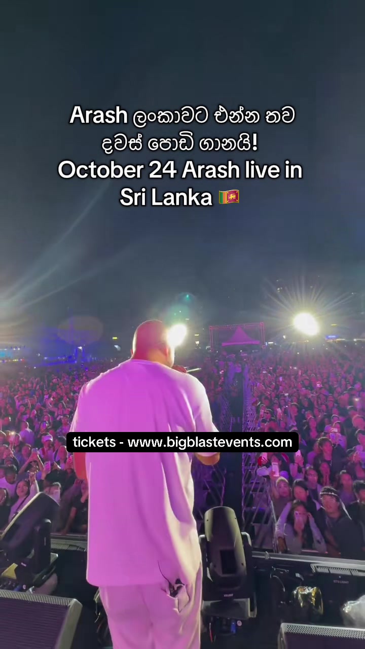 @ARASH LIVE IN SRI LANKA