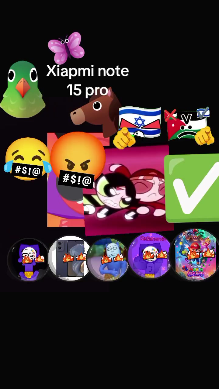 @Emoji cat purple orange