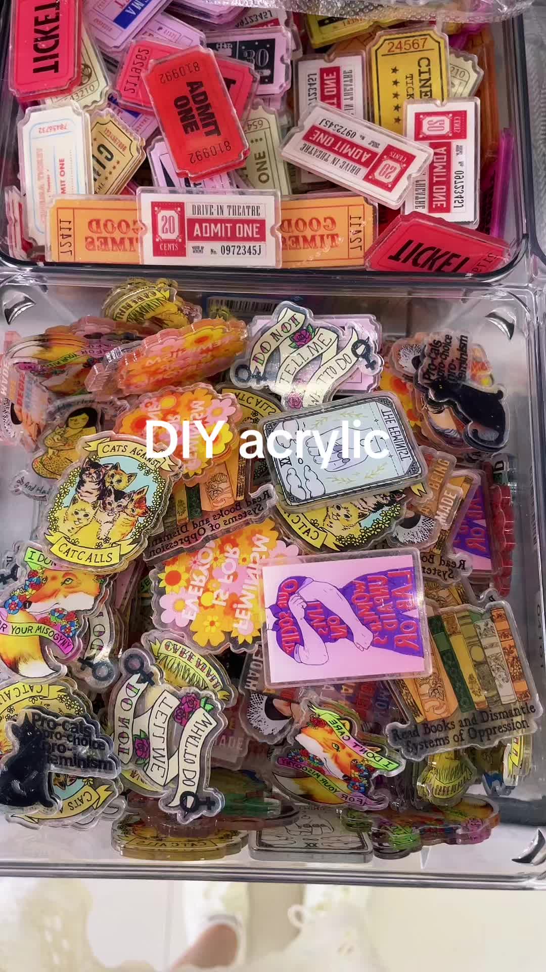 @Mingo acrylics DIY 🎀