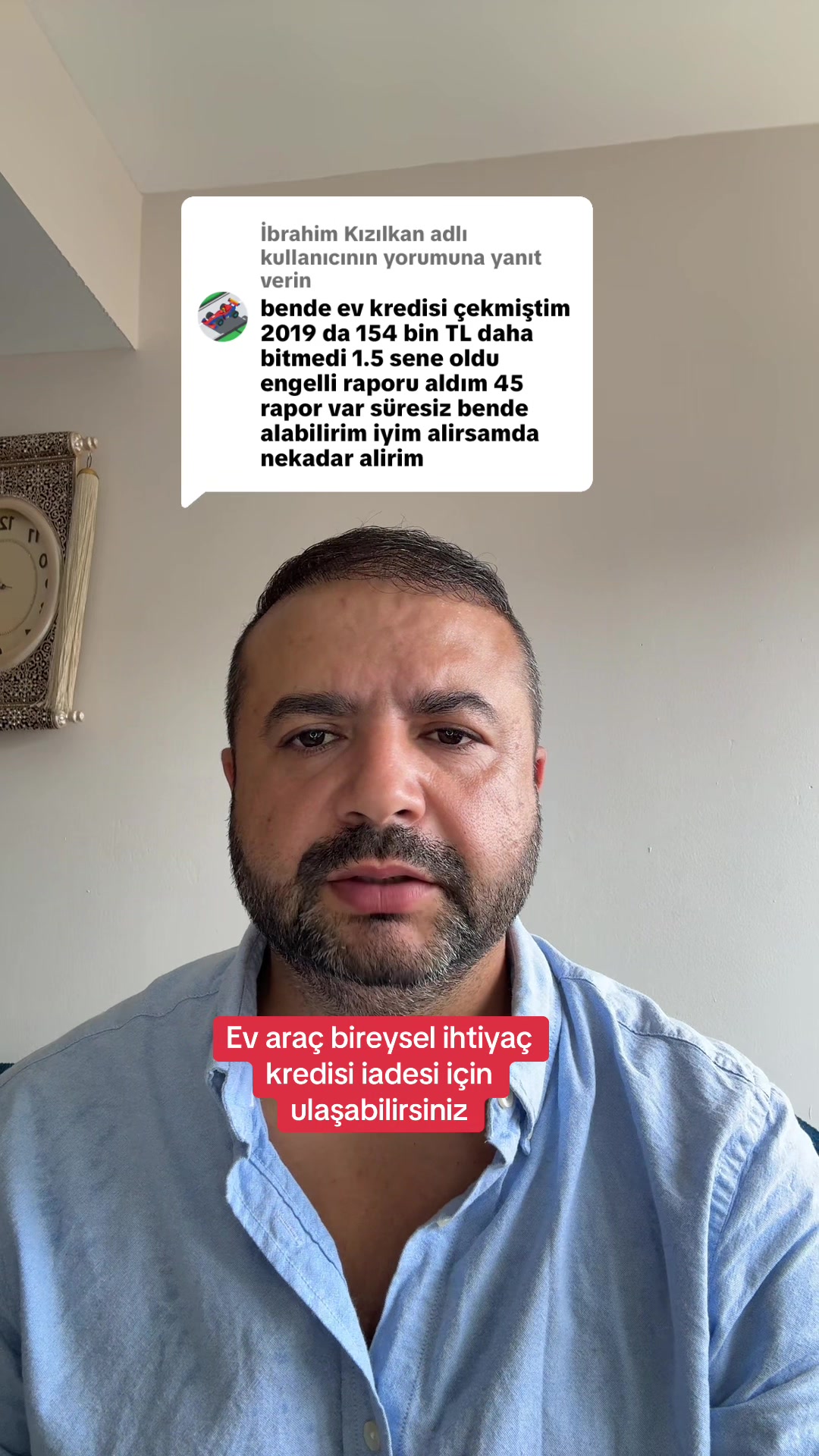 @Kredini geri almak istermisin