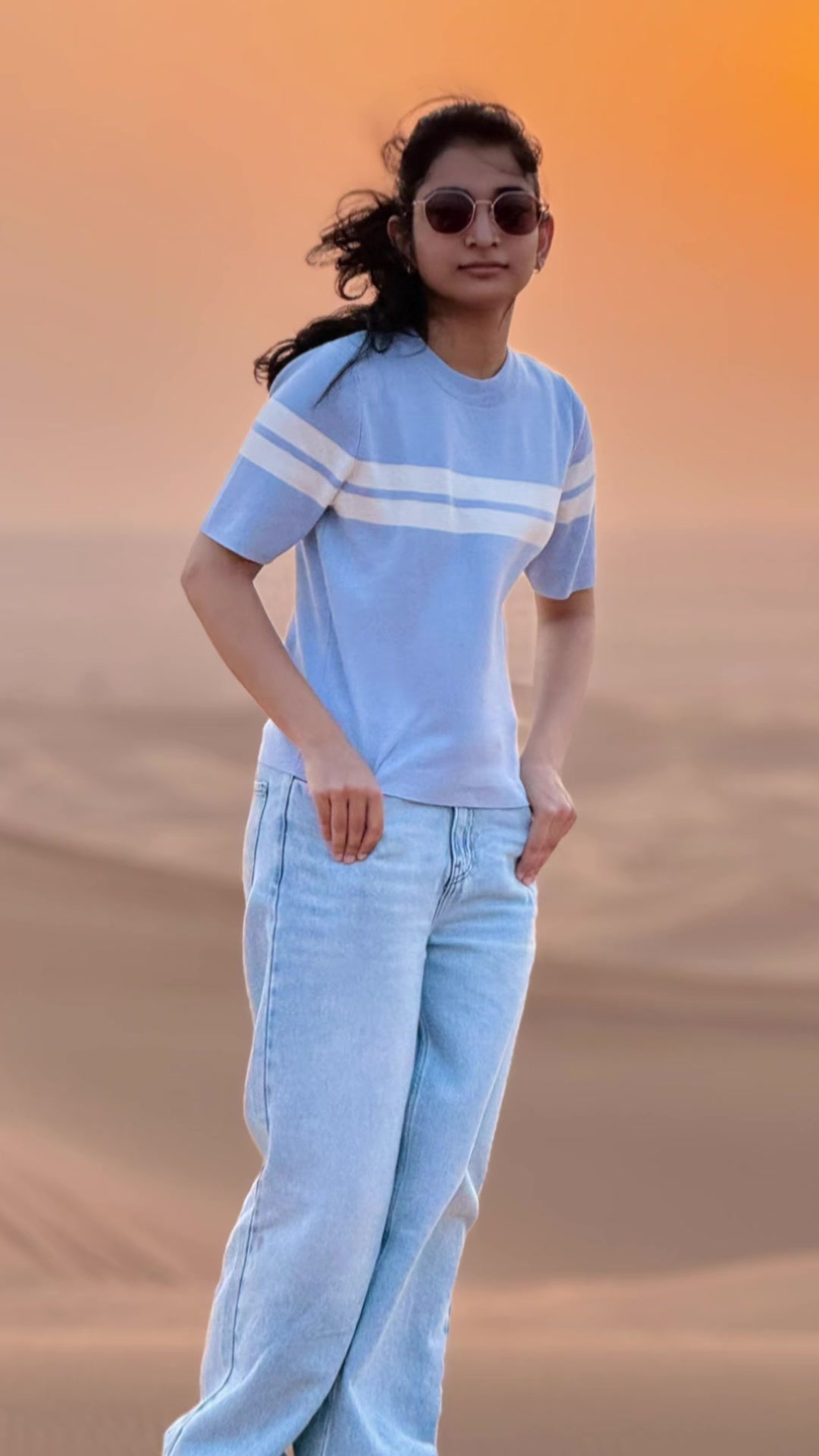 @Golden sand desert safari
