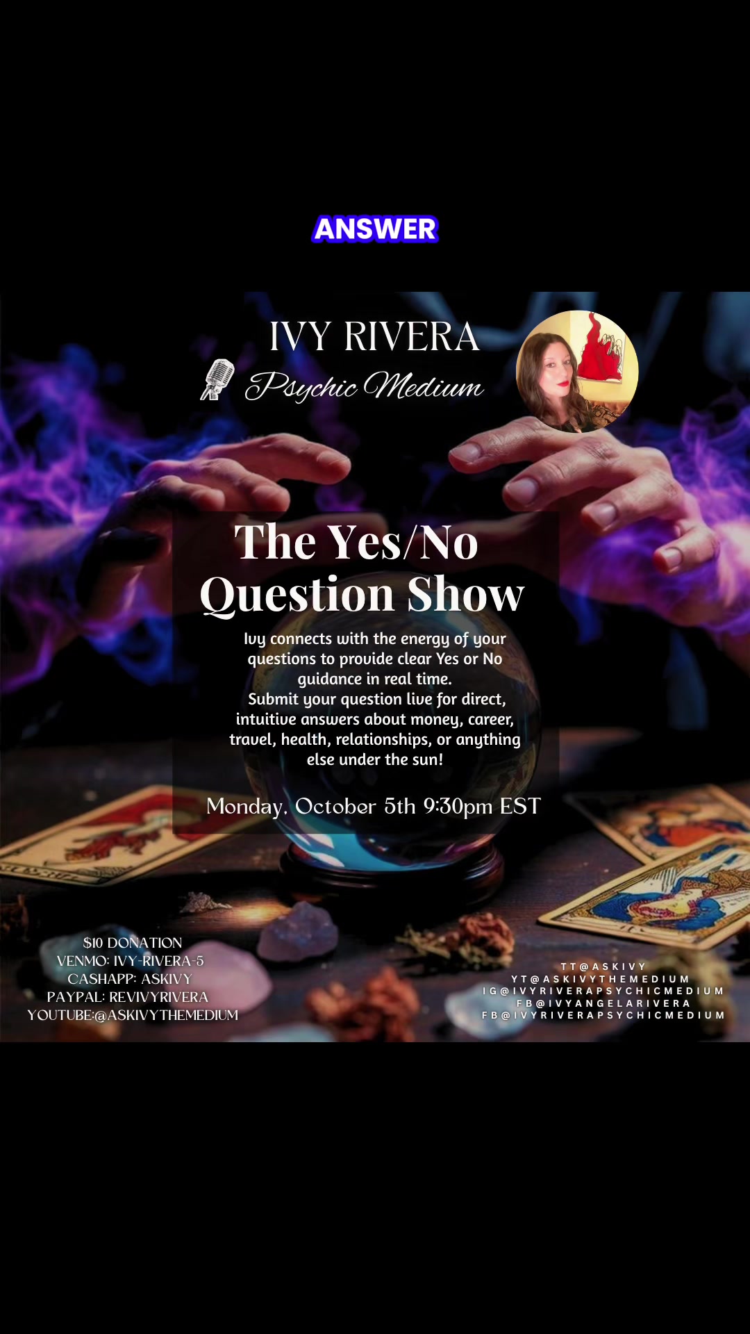 @Ivy Rivera | Psychic Medium