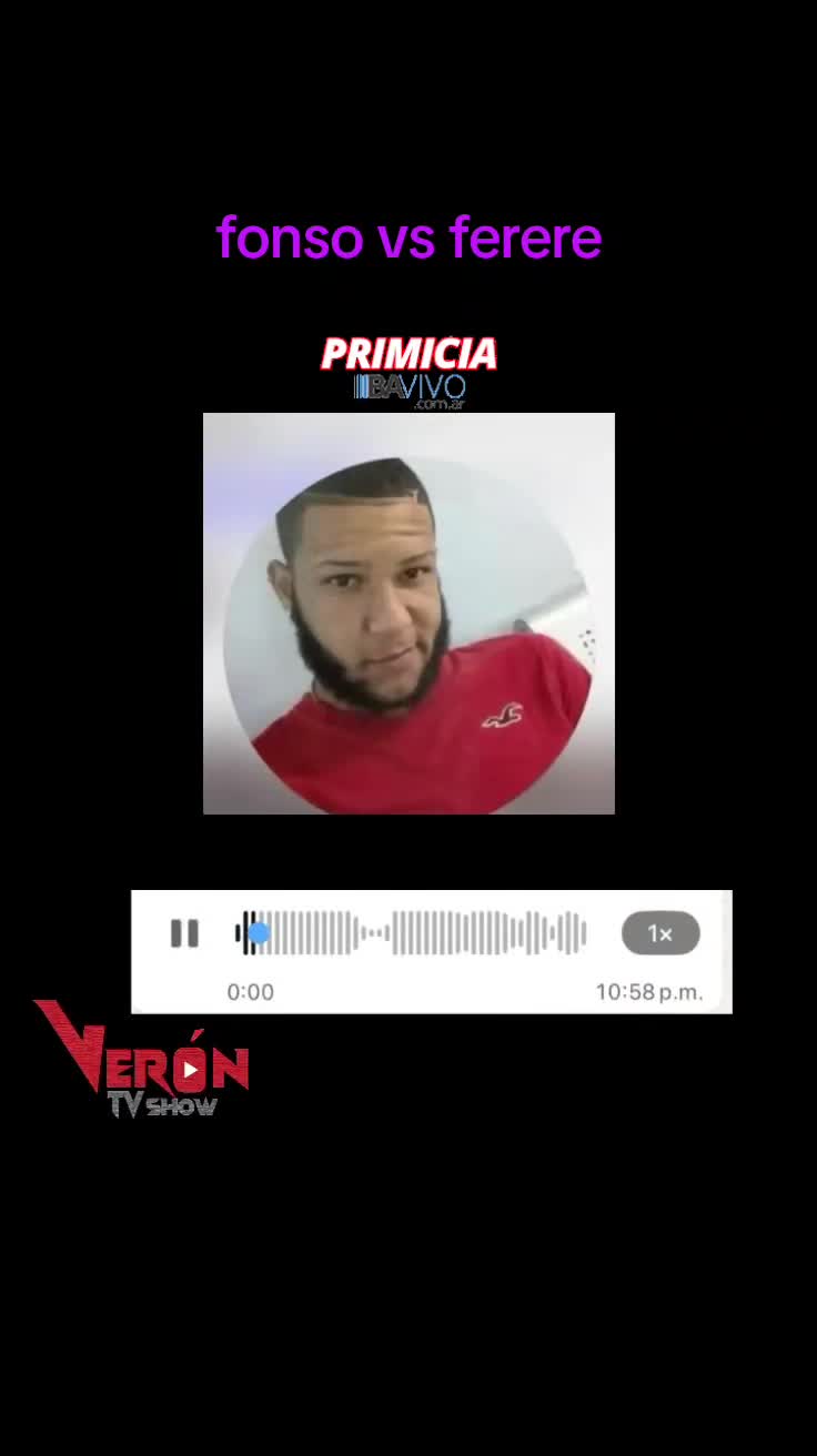 @Verón tv show