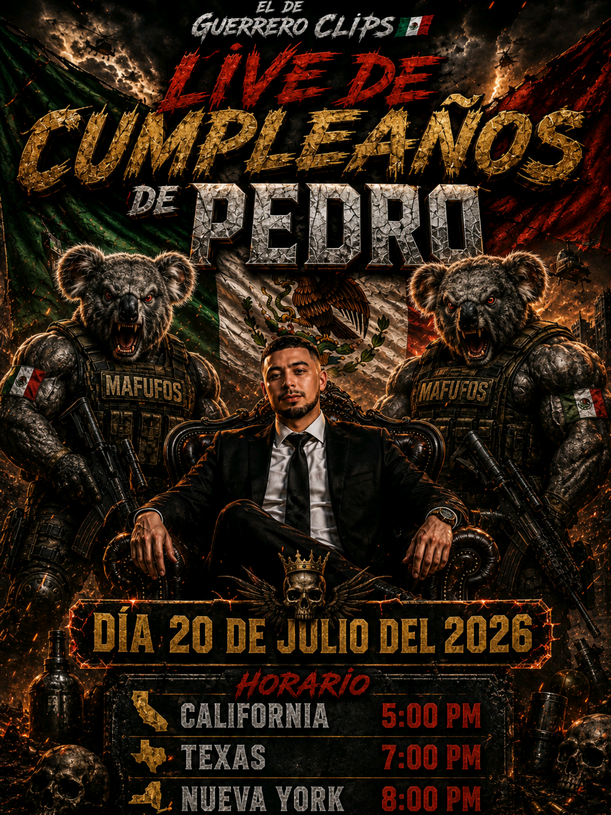 @el de guerrero clips🇲🇽🐨🪽🍪