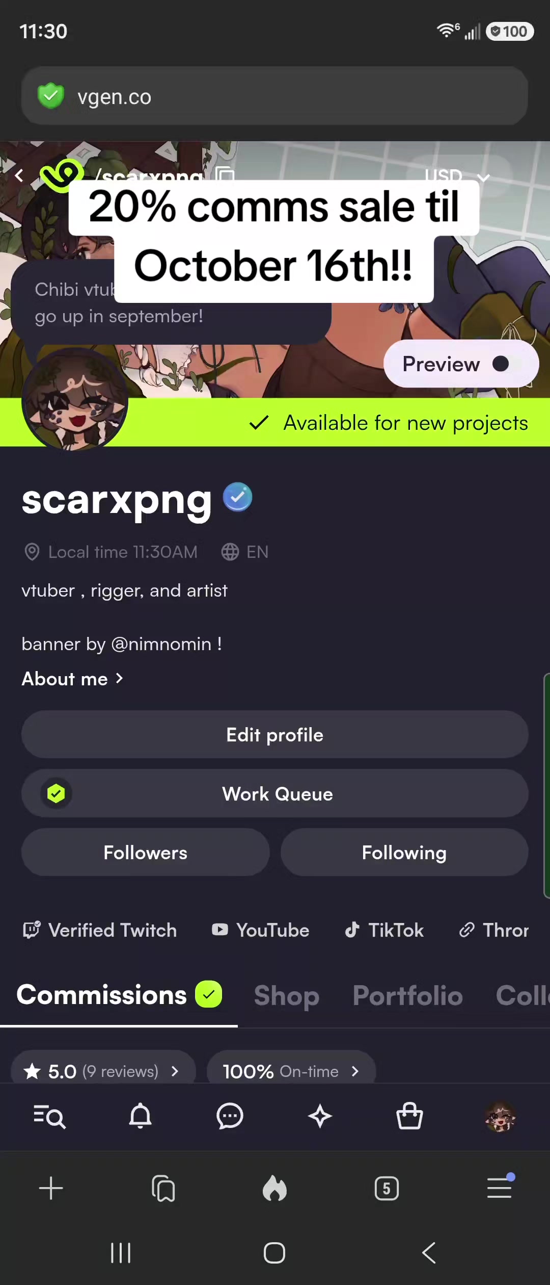 @Scar ☆comms open☆🐦