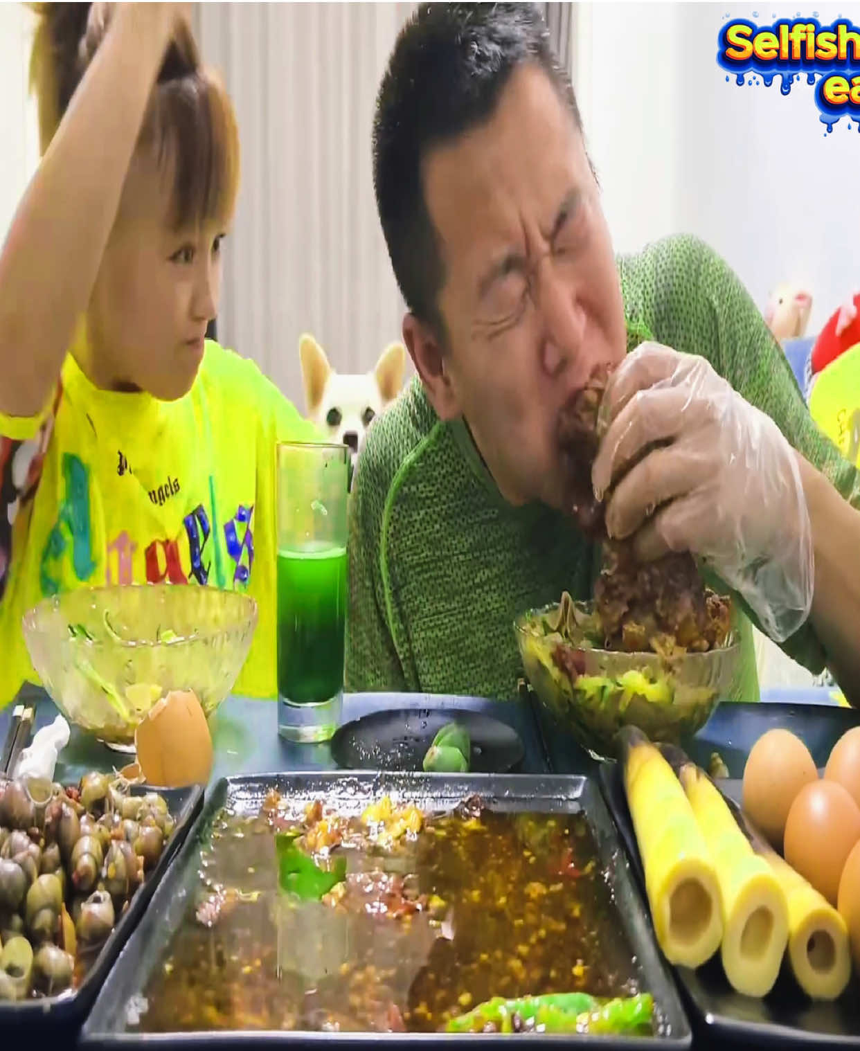 @Selfish man eating