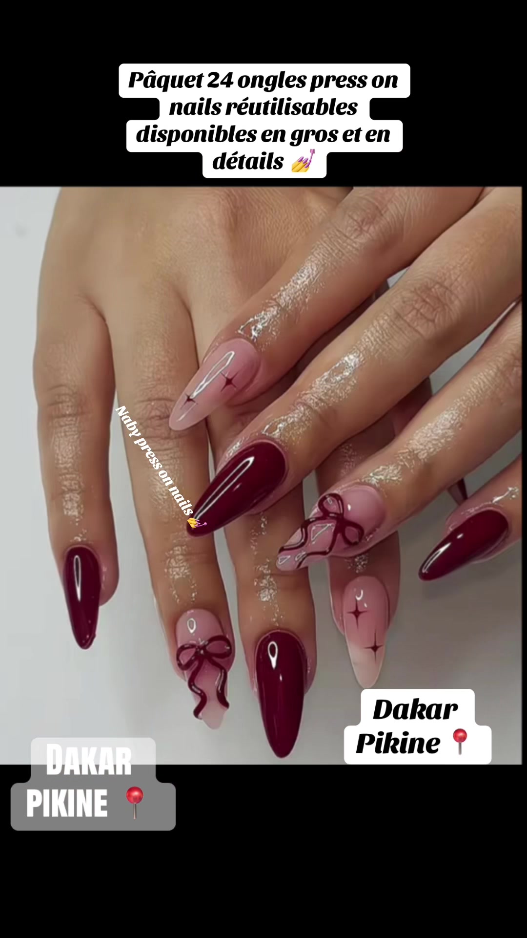 @Naby press on nails 💅