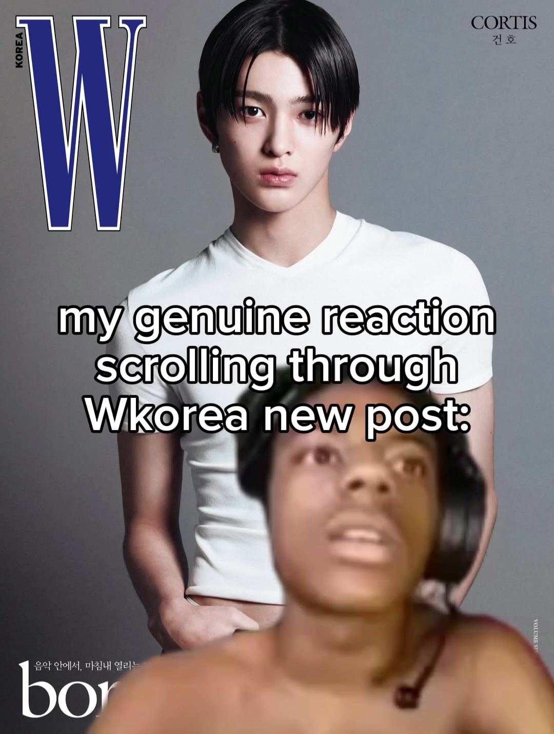 @keonho's left thick eyebrow