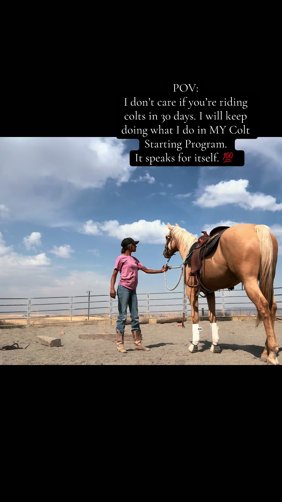 @Cowgirl Tuff Colt Training ❤️