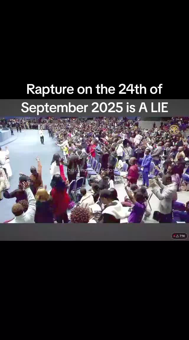 25 September Rapture RAPTURE on the 24th of September 2025 a | Ibukunoluwa Solomon ...