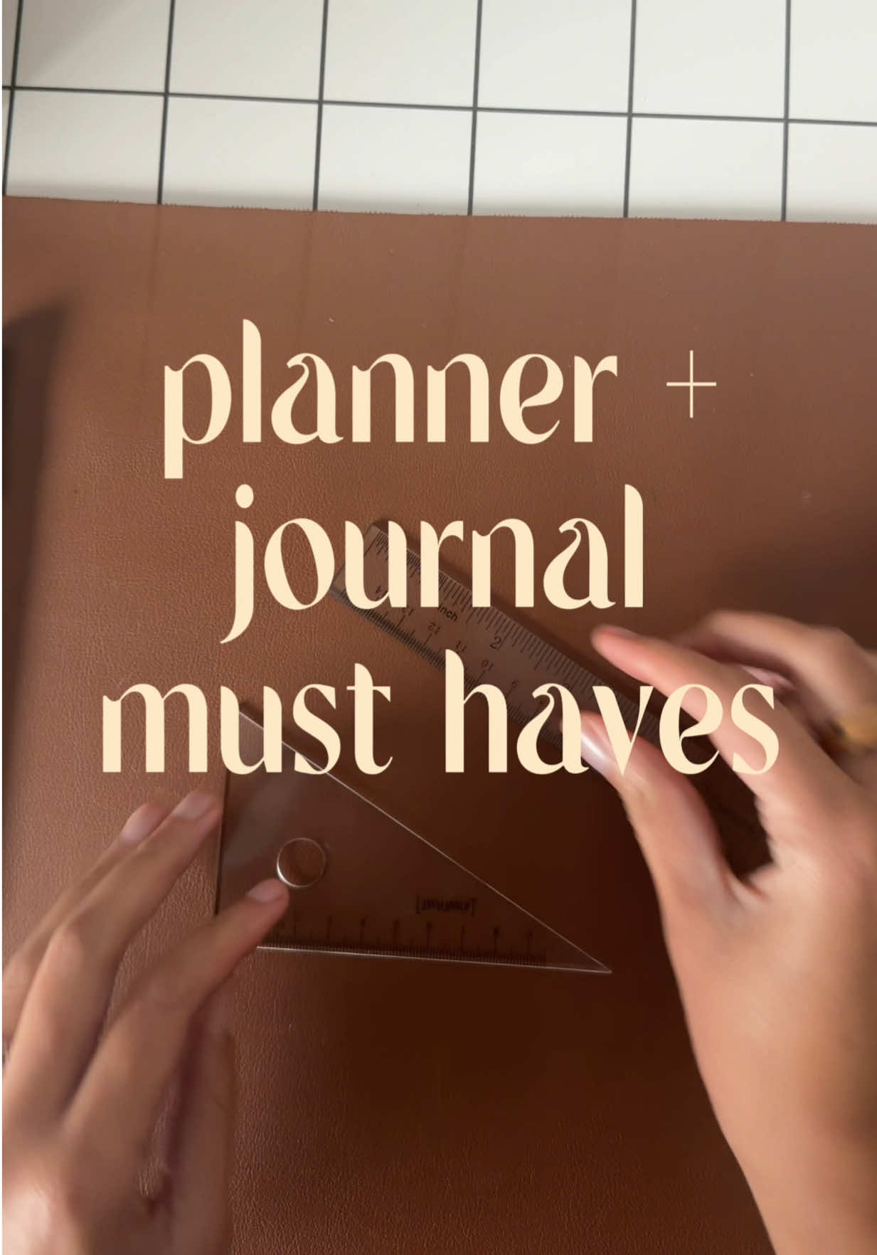 @hannah | plans + productivity