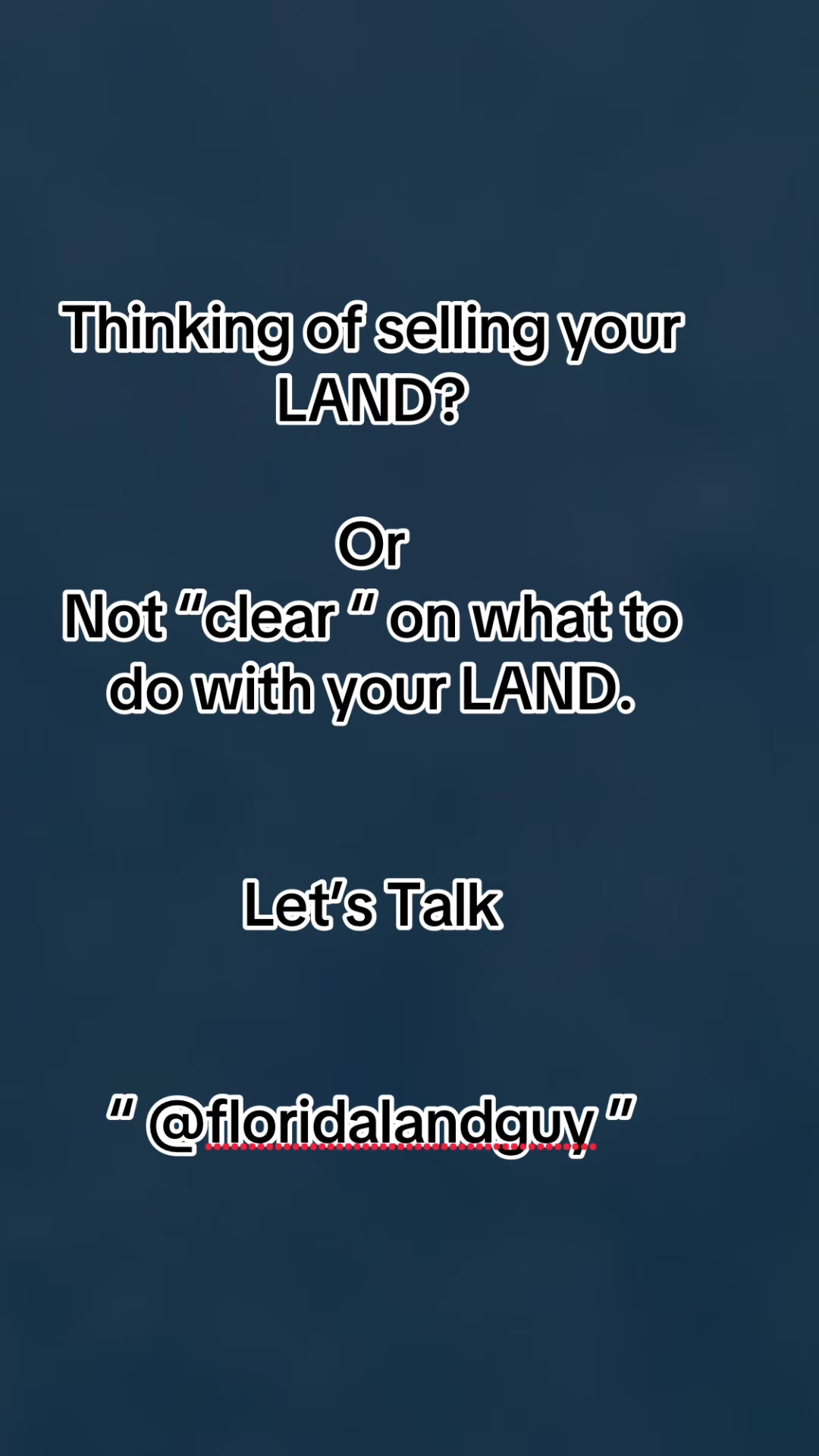 @Florida Land Guy
