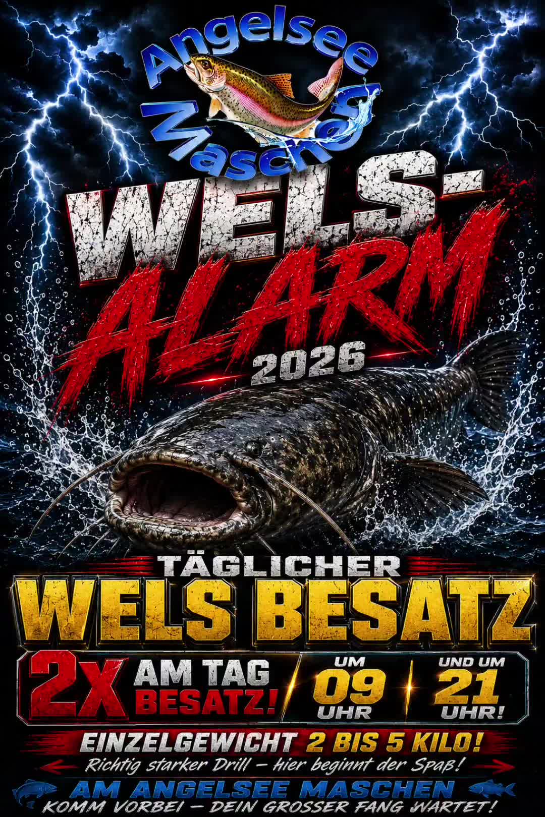 @🎣 Angelsee Maschen 🎣