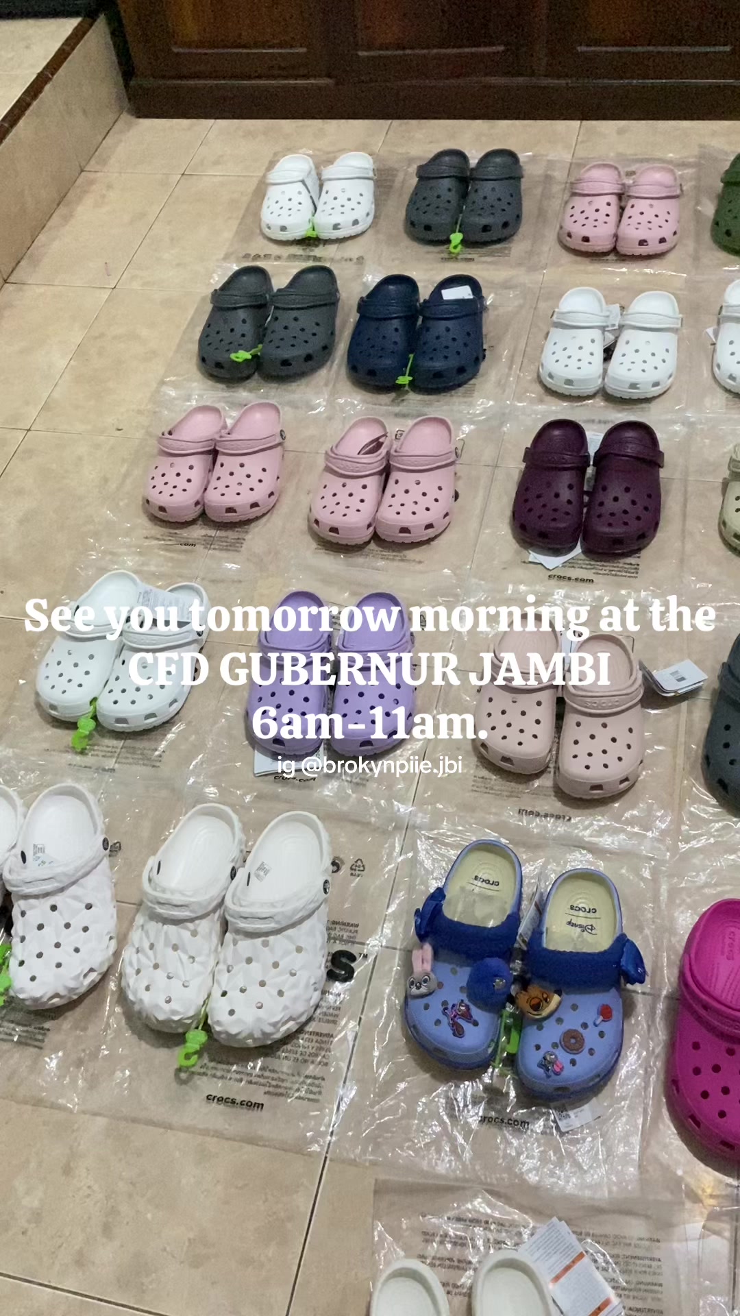 @matching crocs!