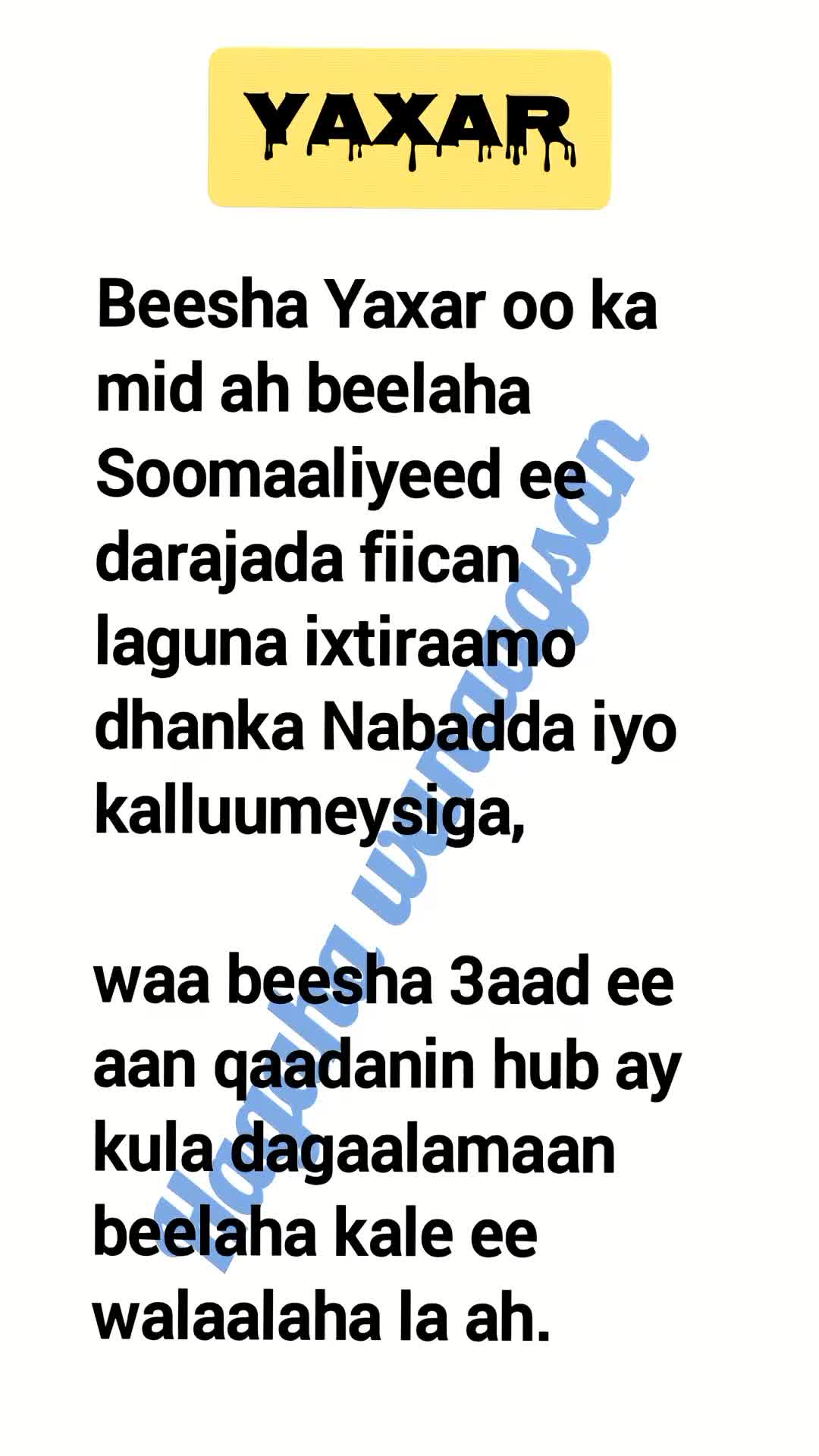 @Hagaha wanaagsan