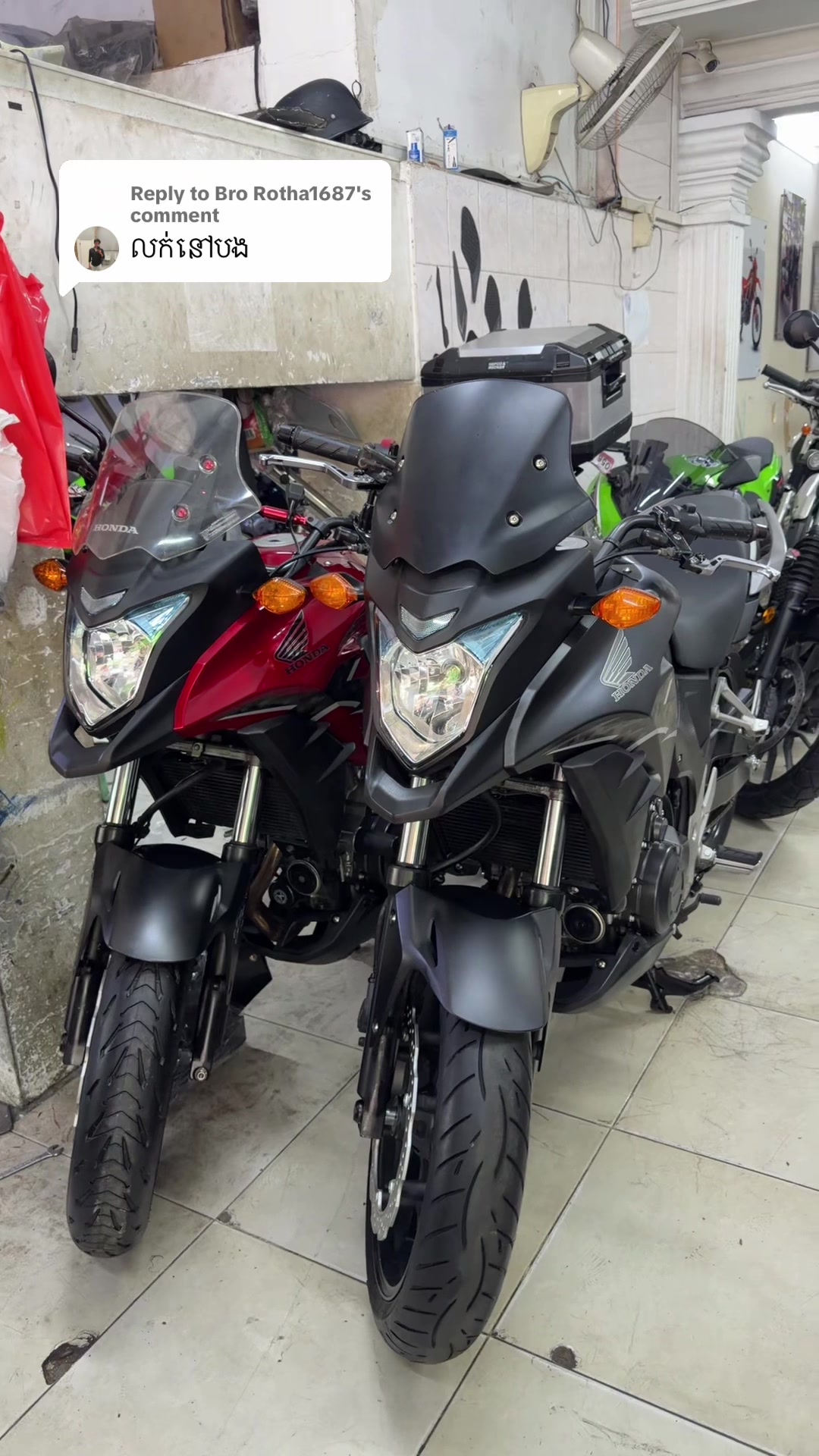 @គង់ រ៉ាវី លក់ម៉ូតូ