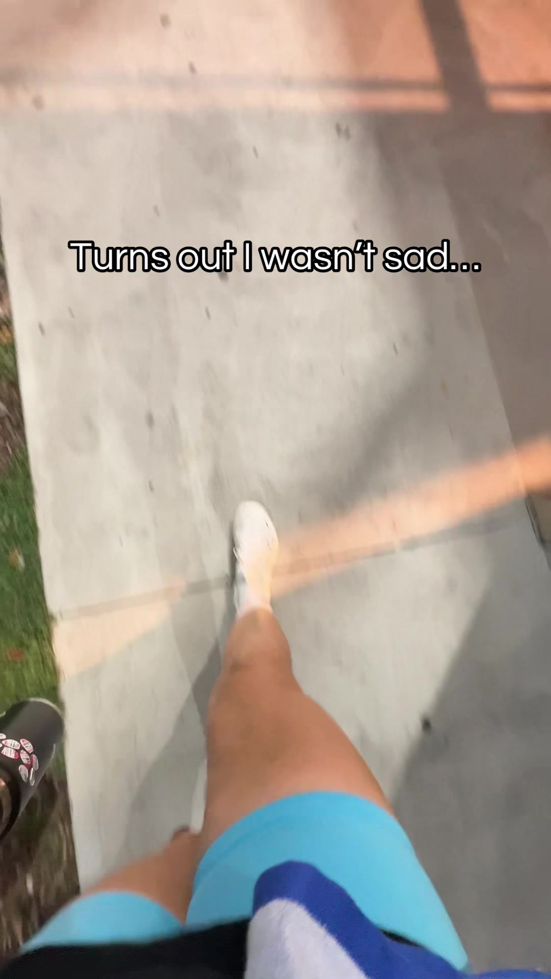 @cristel runs a marathon