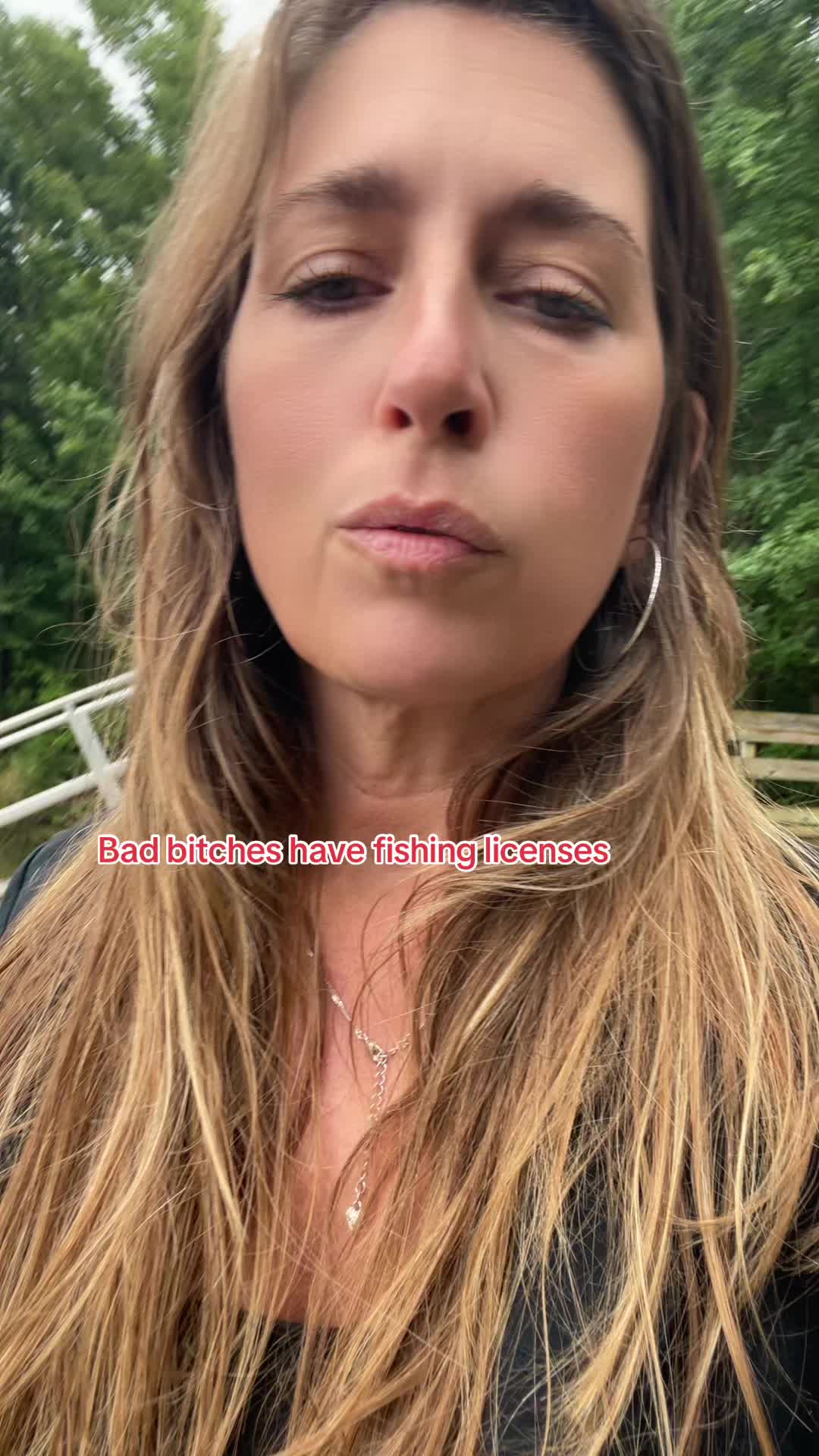 @Big bass girl fishing
