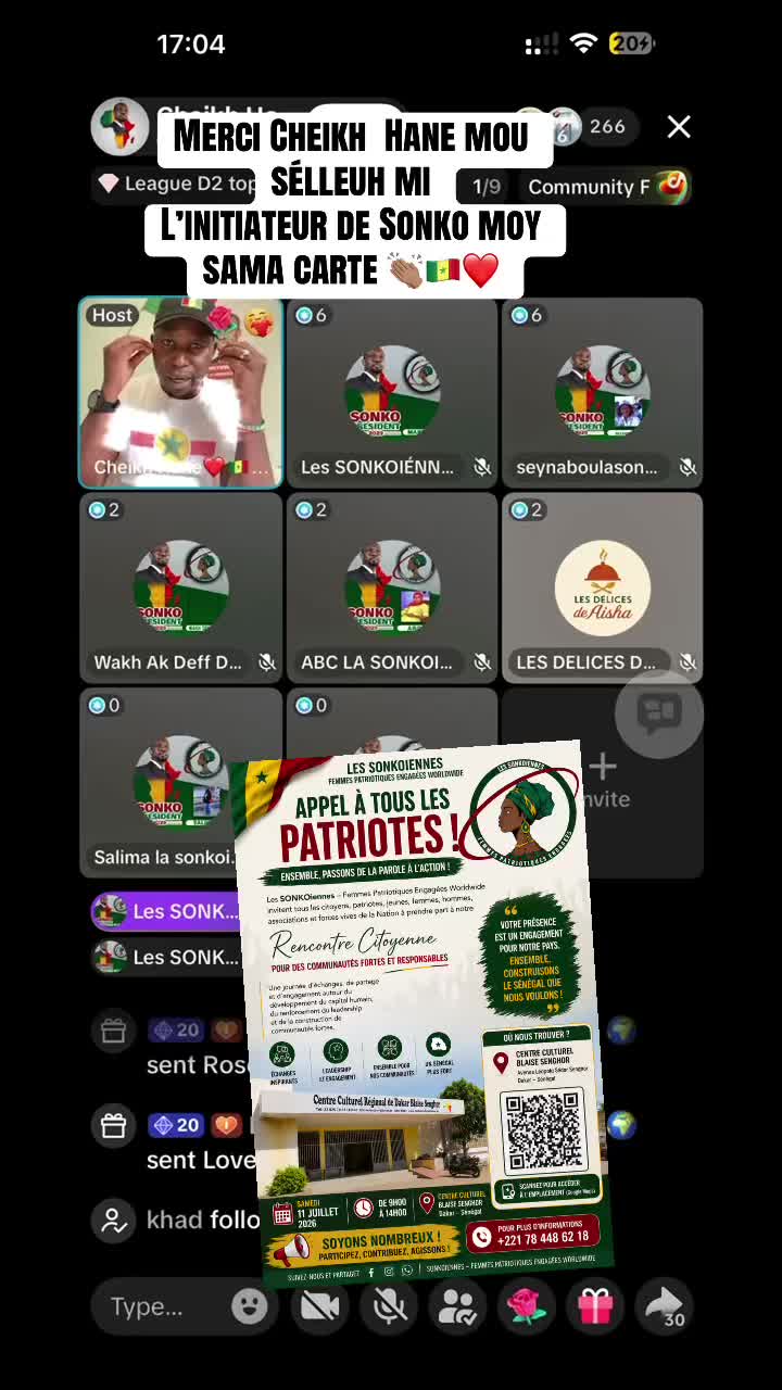 @Les SONKOI&Eacute;NNES Worldwide 🌍