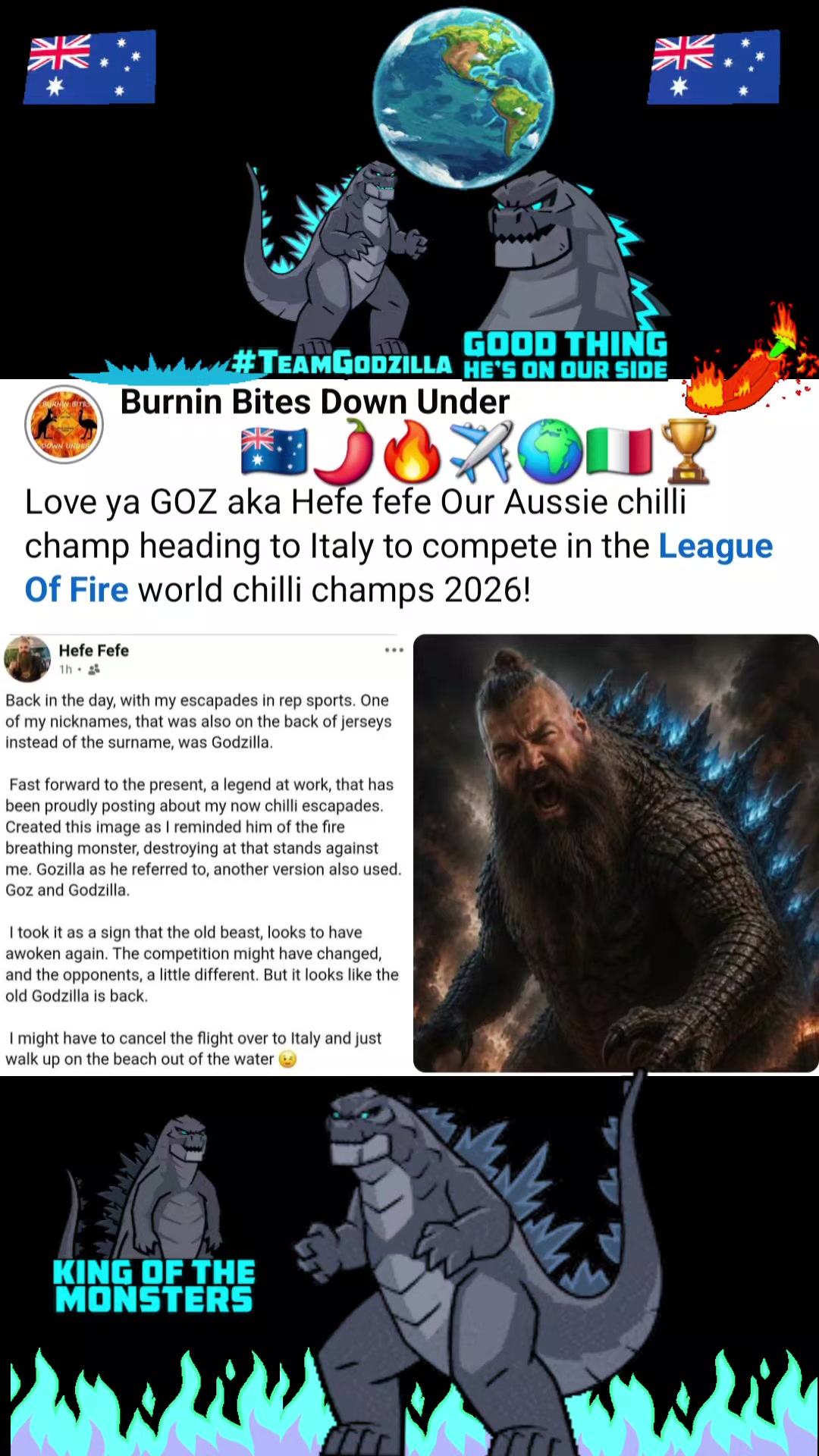 @Burnin Bites Down Under