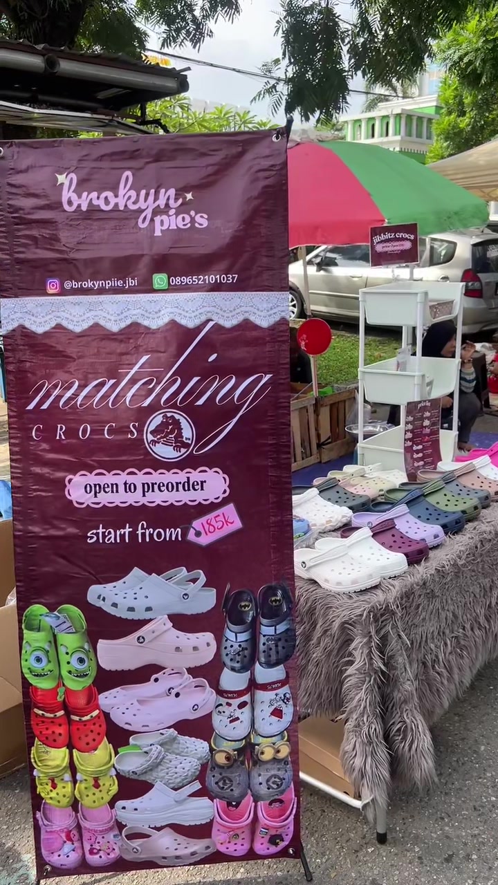 @matching crocs!