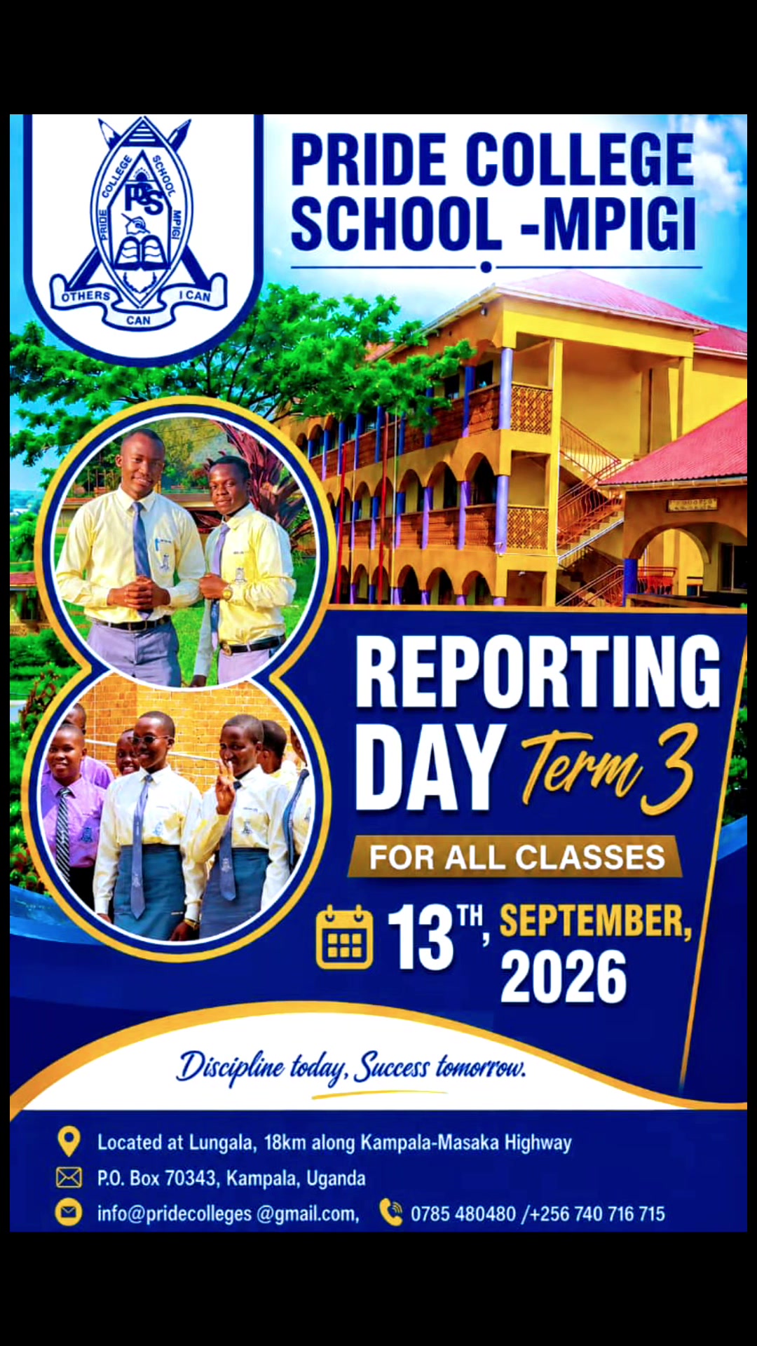 @Pride College School - Mpigi