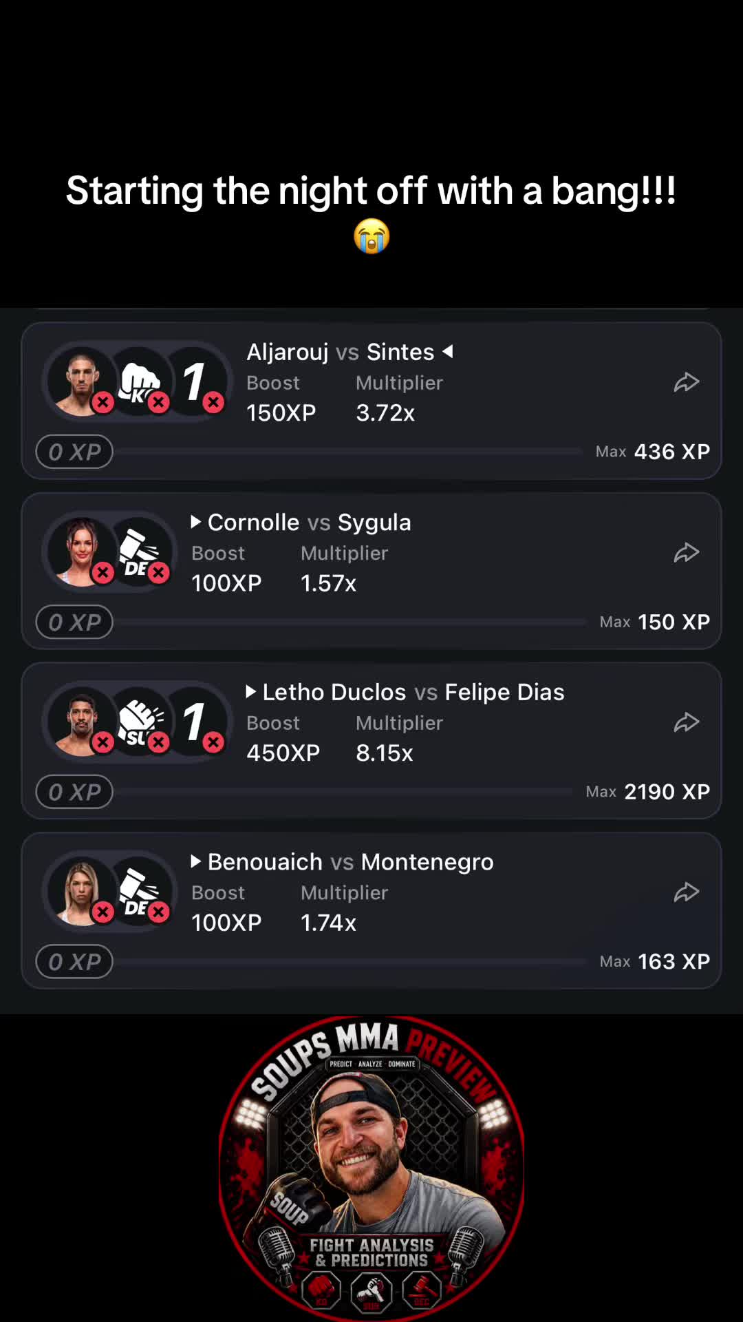 @🍜Soups MMA Preview 🍜