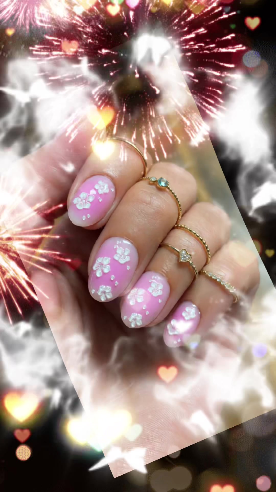 @๐ Dawn | Red Aspen Nails