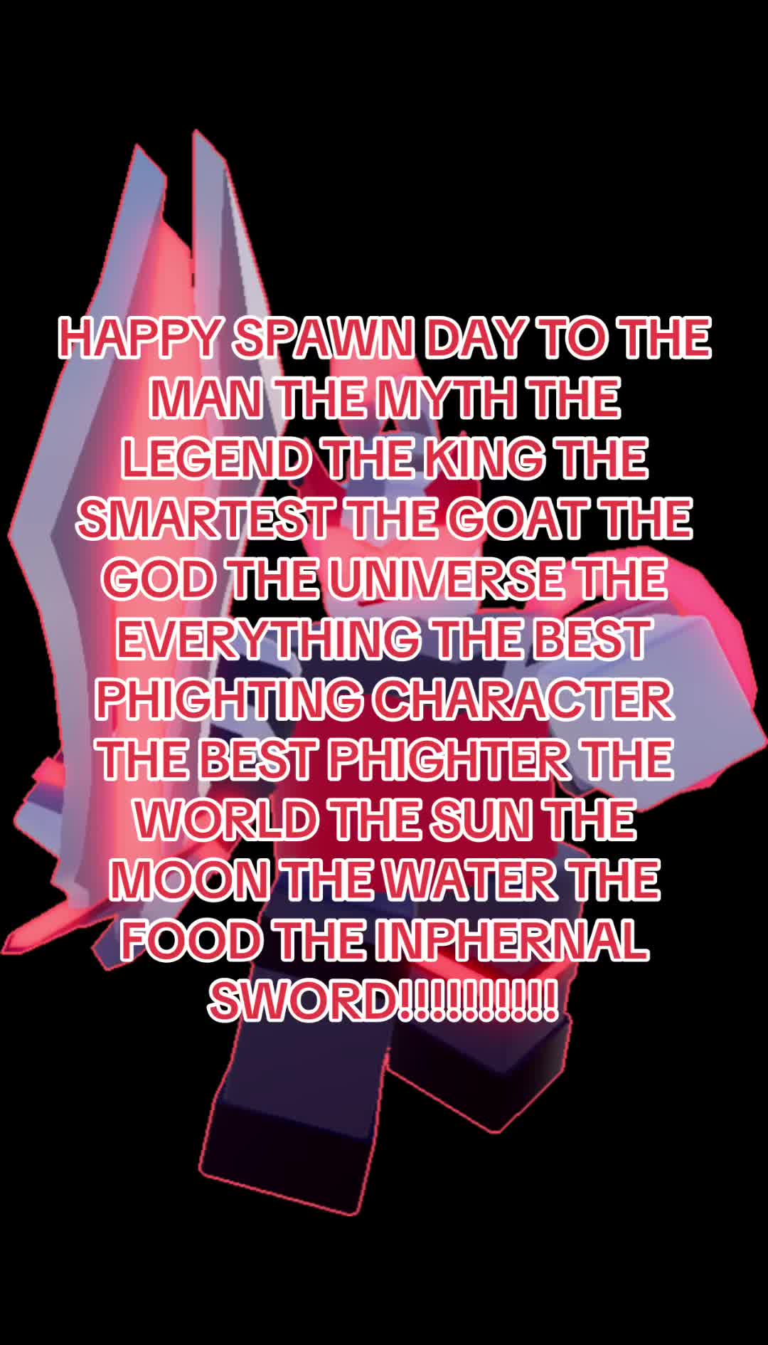 @HAPPY SPAWNDAY SWORD 🗡️ 🔴🔴