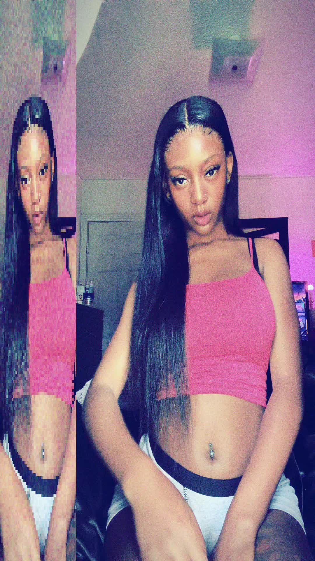 @nevaehquinaee 👩🏾❤️💋👩🏾