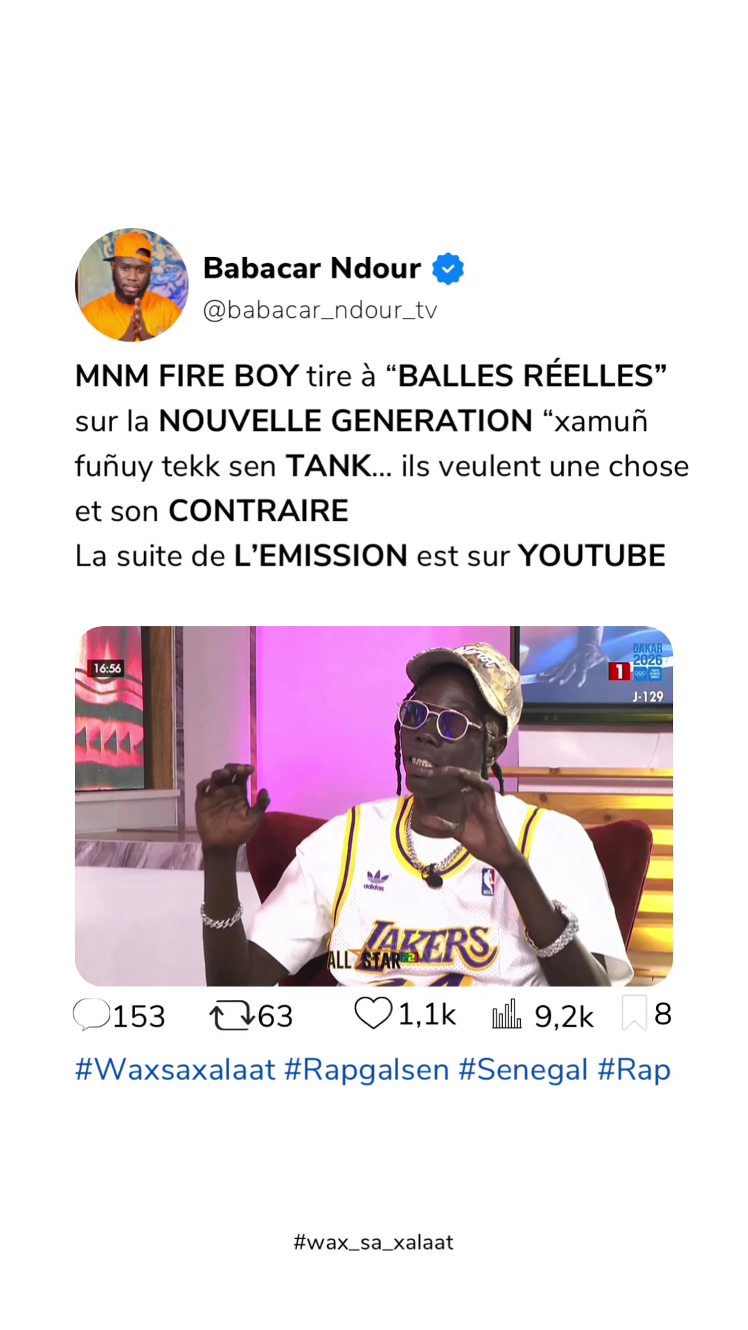 @Babacar&ensp;Ndour&ensp;Tv