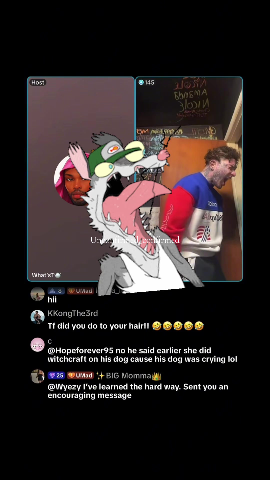 @Unconfirmed confirmed