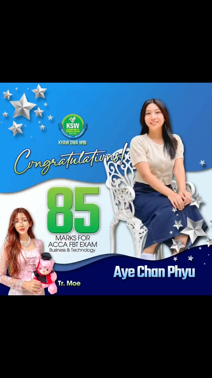 @Kyaw Swa Winစာရင်းကိုင်သင်တန်း