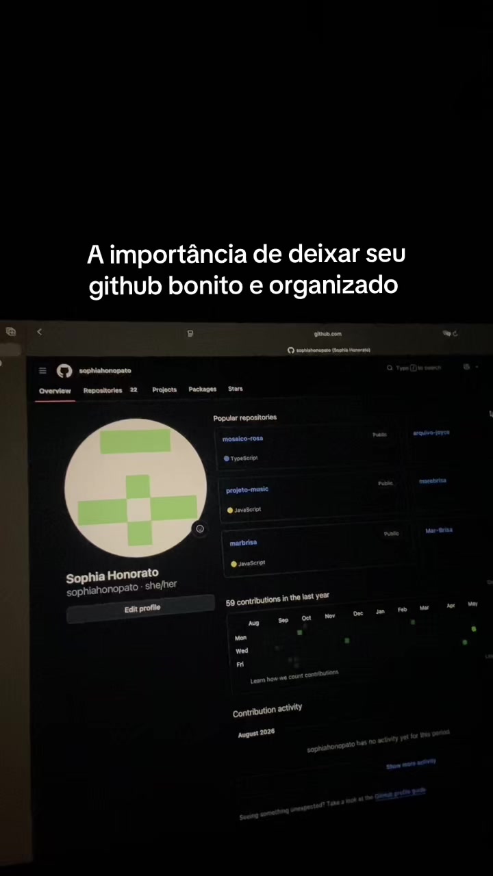 @Sophia Honorato | Dev
