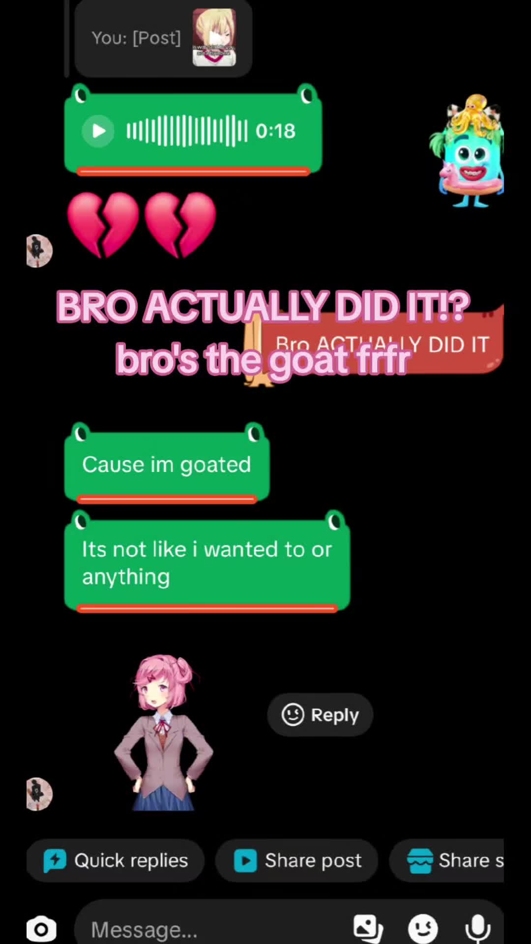 @kaito very real wife frfr❤🖤