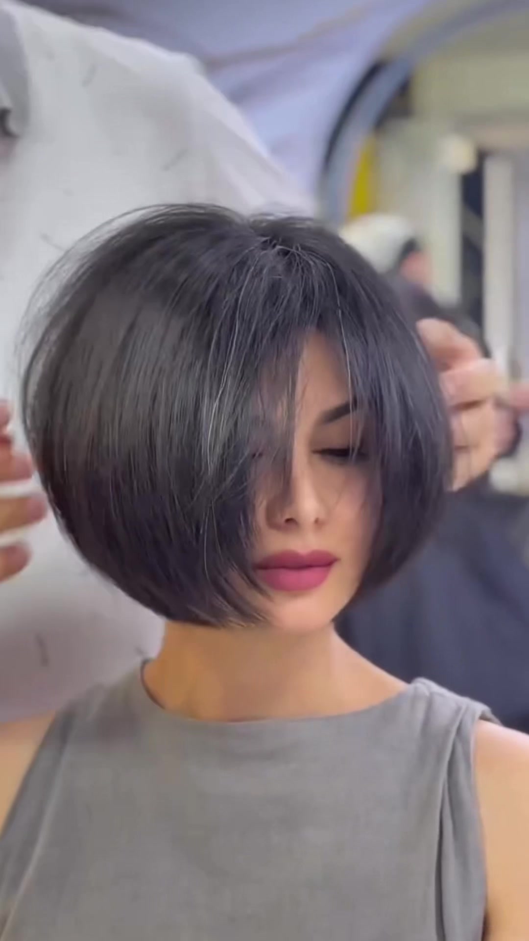 @قصات شعر | صبغات ترند✂️
