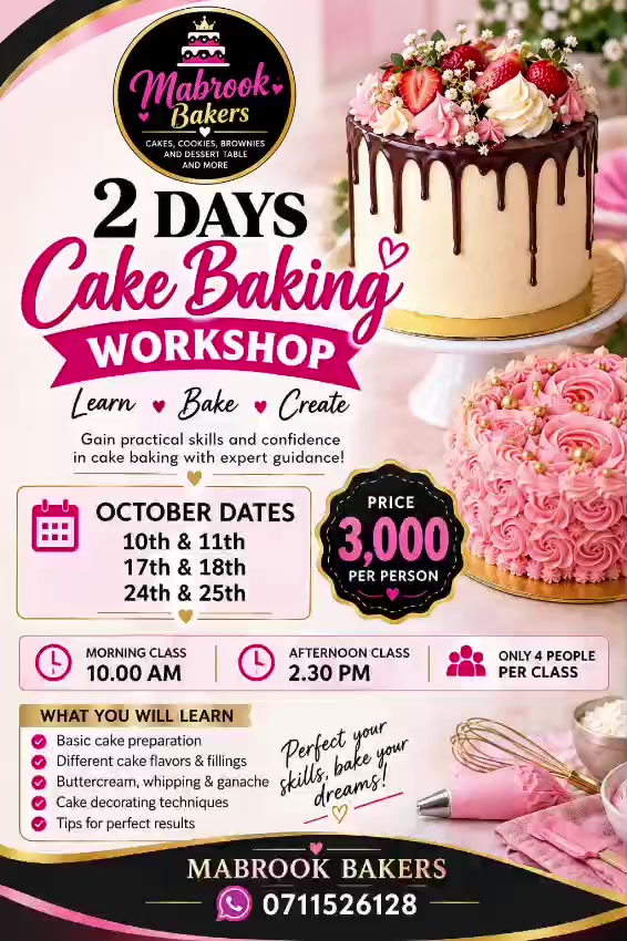 @Mabrook bakers