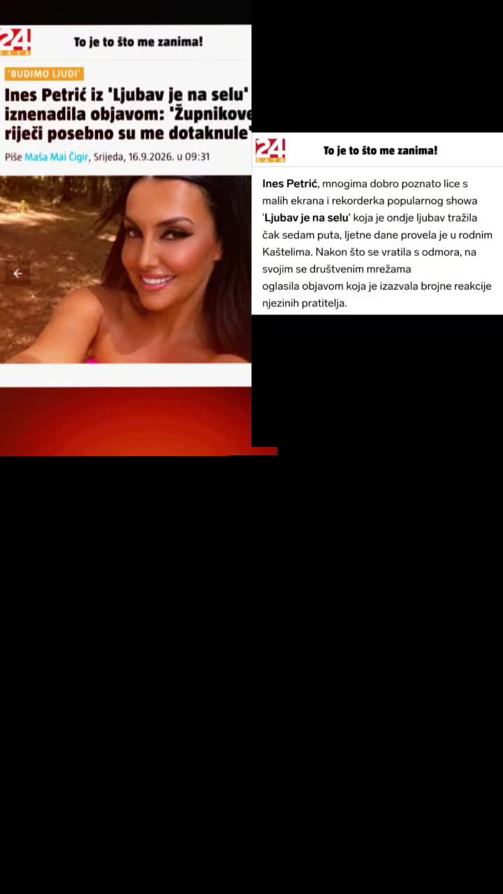@Ines Petrić- Reality star💫
