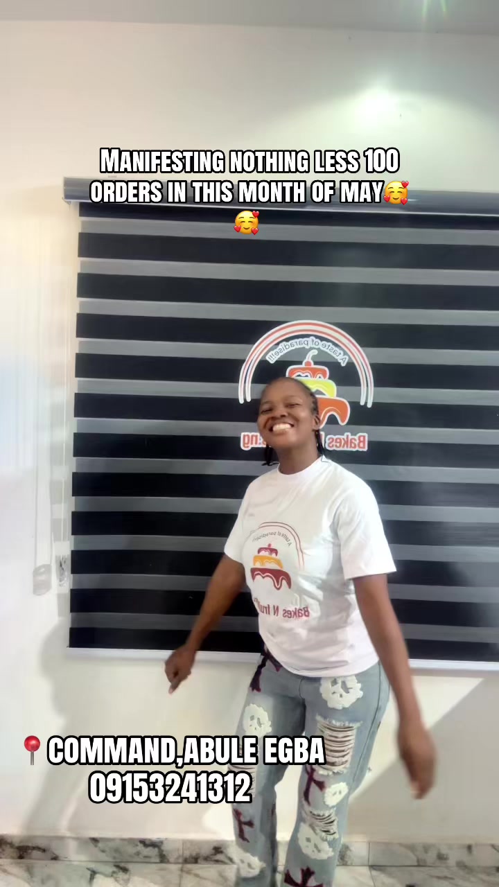 @Baker in command/abule egba 🎂