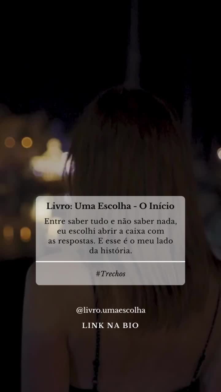@Livro: Uma Escolha