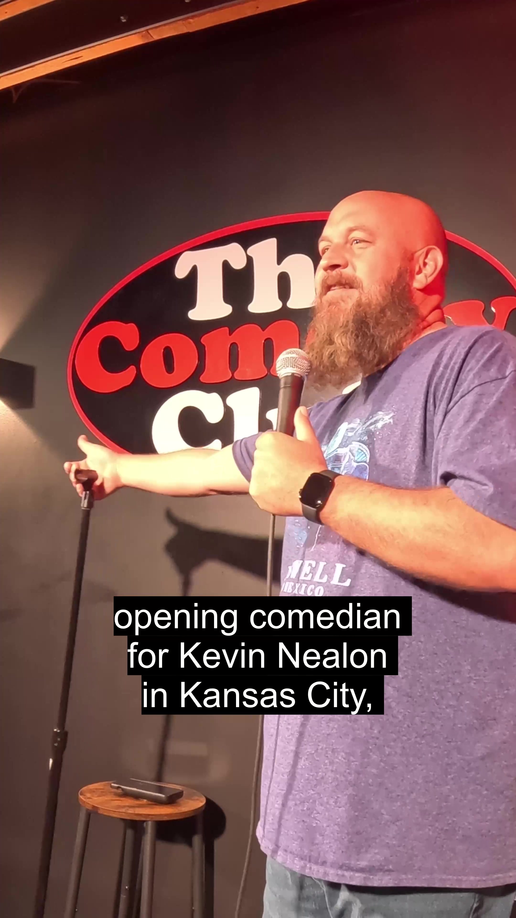 @Comedian Mike Baldwin