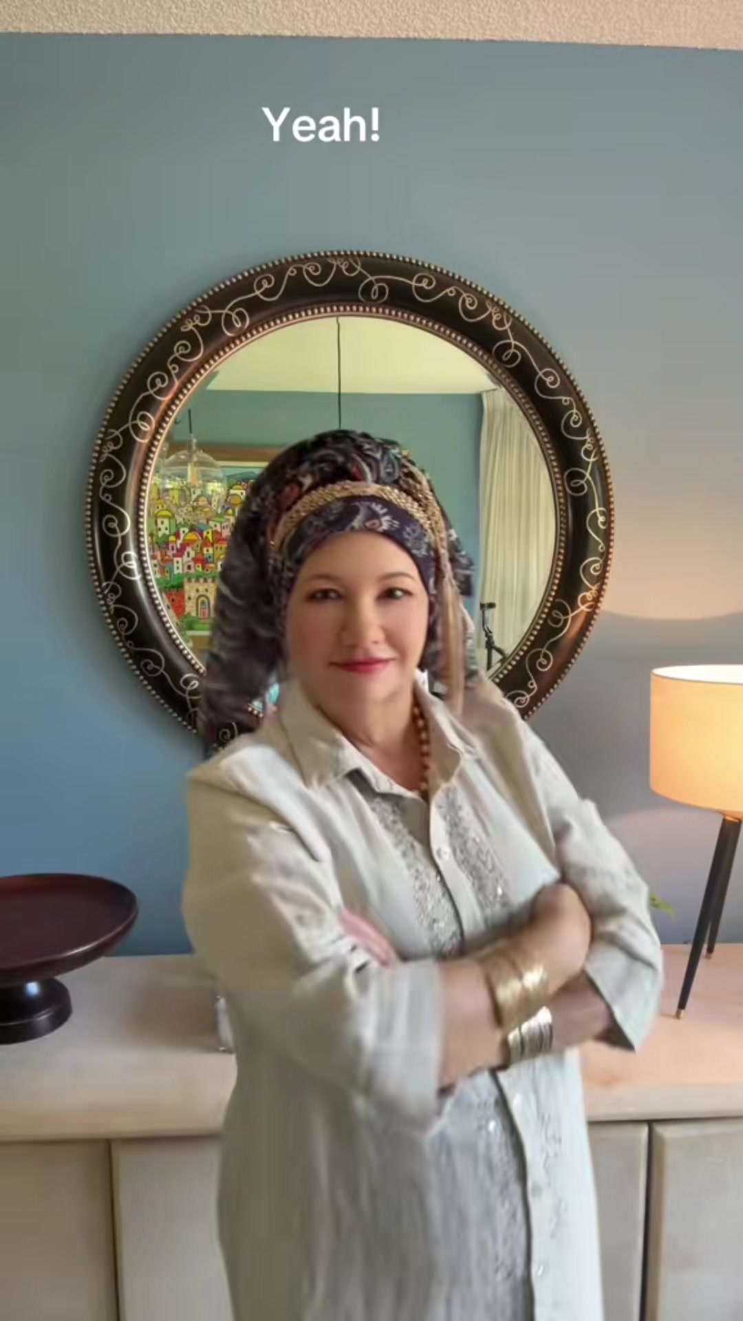 @Mama Bear Covers Her Hair