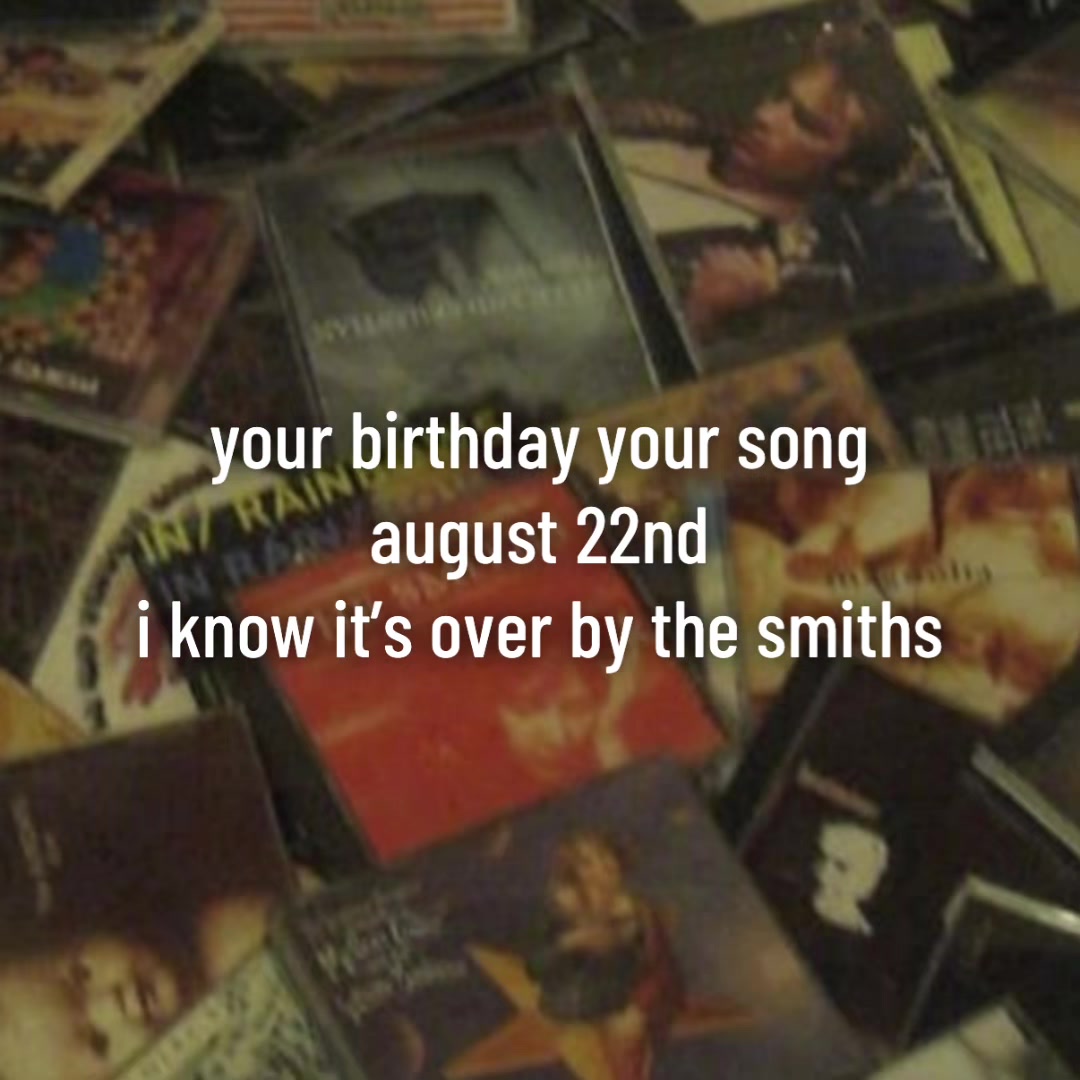 @yourbdayyoursong