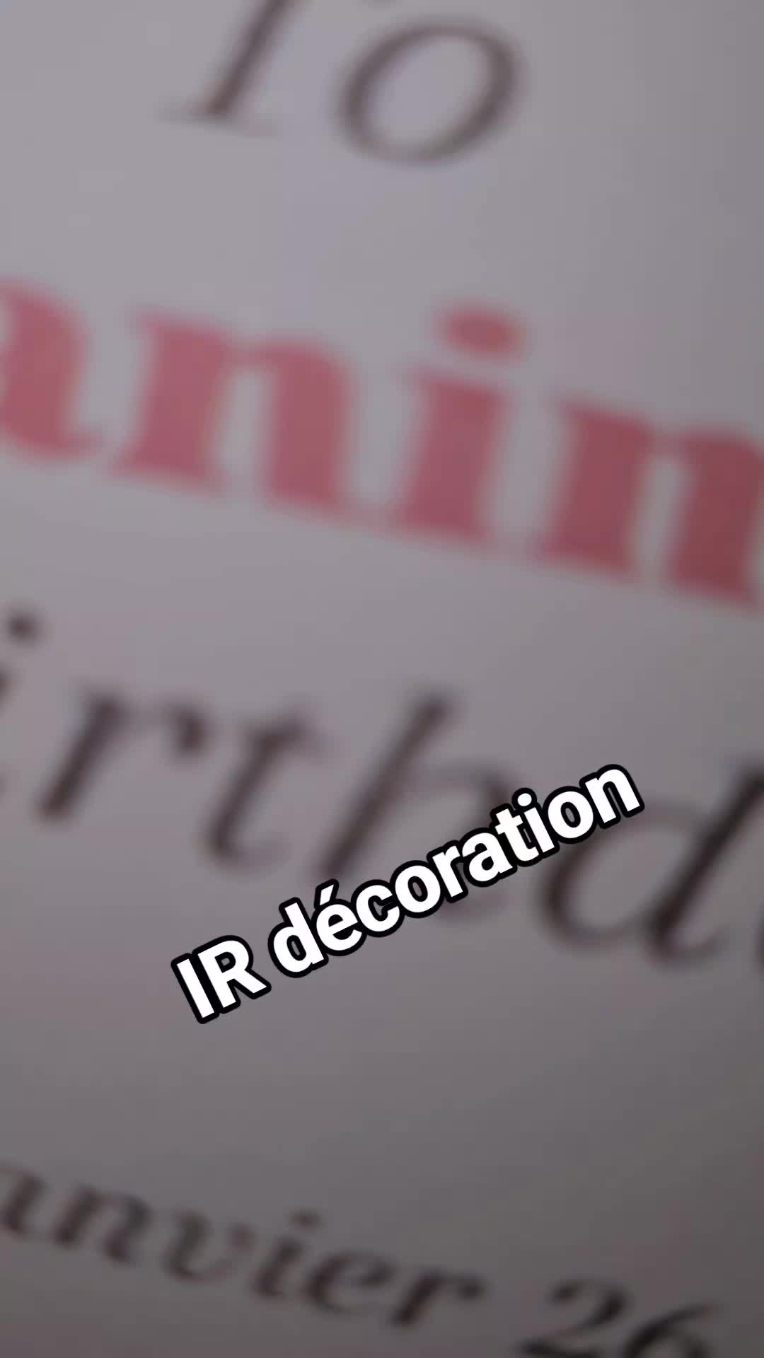 @IR d&eacute;coration