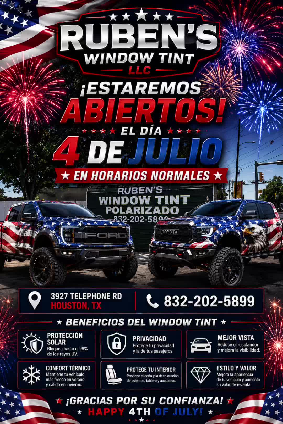 @Ruben’s Window Tint LLC